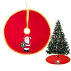 Saia De Juta Tapete Para Árvore De Natal Papai Noel 60 Cm Decoração Grande Pé Base Natalina Elegante Forro Enfeite