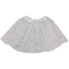 Saia De Tule Adulto Com Brilho Glitter Carnaval 40cm - Inter.P