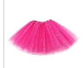 Saia De Tule Brilho Tutu Para Adulto Festas Fantasias 40cm