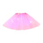 Saia De Tule Carnaval 40cm Fantasia Saia Tutu C/Led Colorido - Inter.P