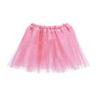 Saia de Tule Pink com Glitter Infantil