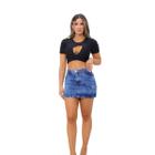 Saia Jeans Feminina Super Tendencia Pro Verão