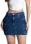 Saia Jeans Sawary - 275489 Azul