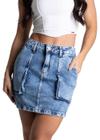 Saia Jeans Sawary - 275811 Azul