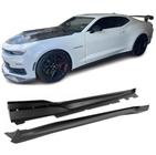 Saia Lateral Spoiler Chevrolet Camaro Zl1 Black Piano Sport