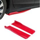 Saia Lateral Universal Spoiler Ajustável Vermelho Gol Palio