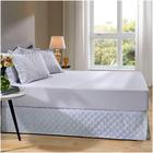 Saia para Cama Box King 1,93m x 2,03m x 38cm Diamond Hedrons