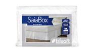 Saia para Cama Box Solteiro Microfibra Branca