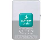 Saia para Cama Queen Size Prata