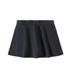 Saia-shorts infantil menina preto boca grande