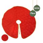 Saia Tapete Base Para Árvore de Natal 75cm Enfeite Decoração Natalina