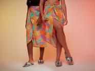 Saia Vista Magalu x Flora Yumi Pareo Fenda