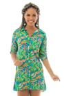 Saída de Praia Camisão Blue Jungle