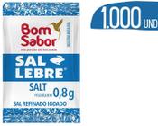 Sal Em Sache Lebre Bom Sabor 0,8G Refinado - 1.000Un