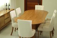 Sala de Jantar 2,40m com 6 Cadeiras Elegance Royal - Requinte Salas