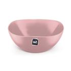 Saladeira Bacia Vasilha Tigela Bowl Rosa 2 Litros Multiuso Uz