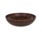 Saladeira redonda 2,4lt tigela bowl 25cm Marrom Escuro