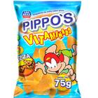 Salgadinho Pippos Vitaminados 75g Pizza - Envio Imediato - kit com 2 unidades