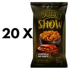 Salgadinho Plinc Show Costela No Bafo - 1 cx c/ 20un De 50g Cada