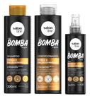 Salon Line Bomba Força&engrossador Kit Sh+cond+spray