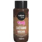 Salon Line To De Cacho Máscara Pigmentante Castanho 150Ml
