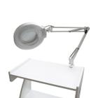 Salus - Lupa Com Luminária - Apoio De Mesa