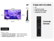 Samsung Smart TV 50" Crystal UHD 4K U8100F 2025, Xbox Cloud Gaming, Canais Gratuitos, Alexa