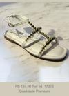 Sand flat mest off white / enfeite gold flash 17315