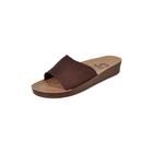 sandalia anabela ortopedica feminina chinelo anti stress casual confortavel 33 ao 40