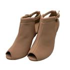 Sandália Ankle Boot Elegante Feminina Moda Casual Fechada Com Fivela Salto Fino Bico Redondo