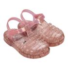 Sandalia Baby Menina Barbie Duo Glitter Borracha 23185