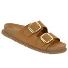 Sandalia Beira Rio Original Feminina Conforto Slide Fivela Flatform Chinelo Rasteira Casual Lancamento