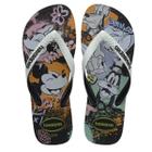 Sandalia chinelo disney stylish havaianas - preto/branco/preto