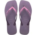 Sandália Chinelo Havaianas Slim Square Glitter Bico Quadrado