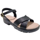 Sandália Conforto Casual Feminina Tiras Fivela Ultraconforto Modare 7170.101