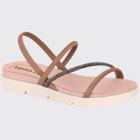 Sandália Conforto Feminina Slide Strass Brilhante Beira Rio 8387.530.26526