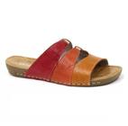 Sandalia Couro Flatform Andacco Goa 14211 Crush - Nude/rosso