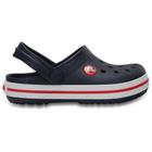 Sandália crocs crocband clog kidst navy/red