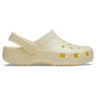 Sandália crocs high shine classic clog buttercream