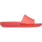 Sandália crocs splash shine slide neon watermelon