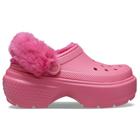 Sandália crocs stomp lined clog hyper pink