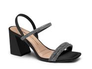 Sandalia dakota feminino tira pewter preto z9571