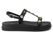 Sandália Dakota Flatform Com Aplicações Metalizadas Y7832