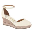 Espadrille preta hot sale vizzano