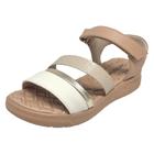 Sandália Feminina Conforto Flatform Brilho Comfortflex