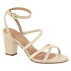 Sandália Feminina Creme Vizzano 6262.1001