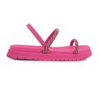 Sandália Feminina Dakota Flatform Strass Rosa - Y689