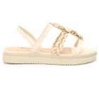 Sandalia Feminina Dakota Y7635 Papete Flatform Pedraria