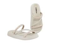 Sandália Feminina Flatform Brilhosa Moleca 5469121S