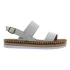 Sandália Feminina Flatform Moleca 5447.518 Branca